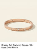 LOVE Classic 18ct Rose-Gold And 0.42ct Diamond Single-Screw Closure Bracelet - 16cm