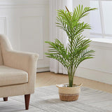 Livingandhome Artificial Potted Palm Tree 110cm, UK version