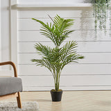 Livingandhome Artificial Potted Palm Tree 110cm, UK version