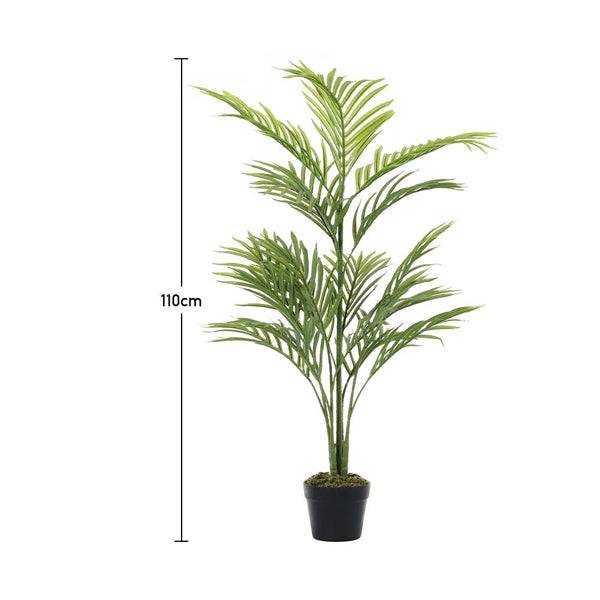 Livingandhome Artificial Potted Palm Tree 110cm, UK version