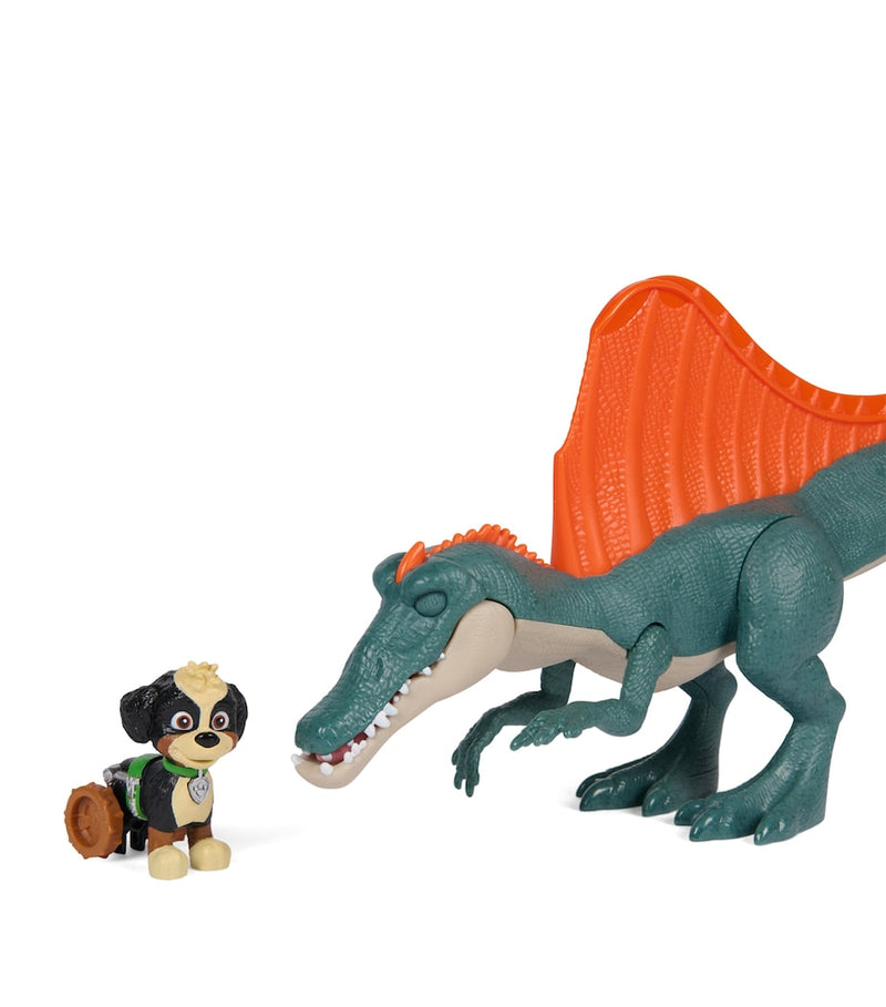 PAW Patrol Rise and Roll Dino toy set with Spinosaurus figure (British brand)