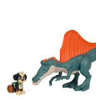 PAW Patrol Rise and Roll Dino toy set with Spinosaurus figure (British brand)