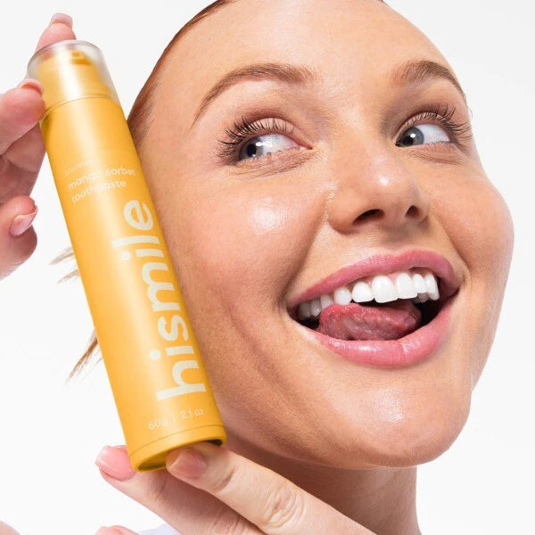 Hismile Mango Sorbet Toothpaste 60g tube, UK version