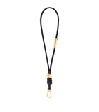 LOEWE wristlet strap calfskin leather gold hardware (British brand)