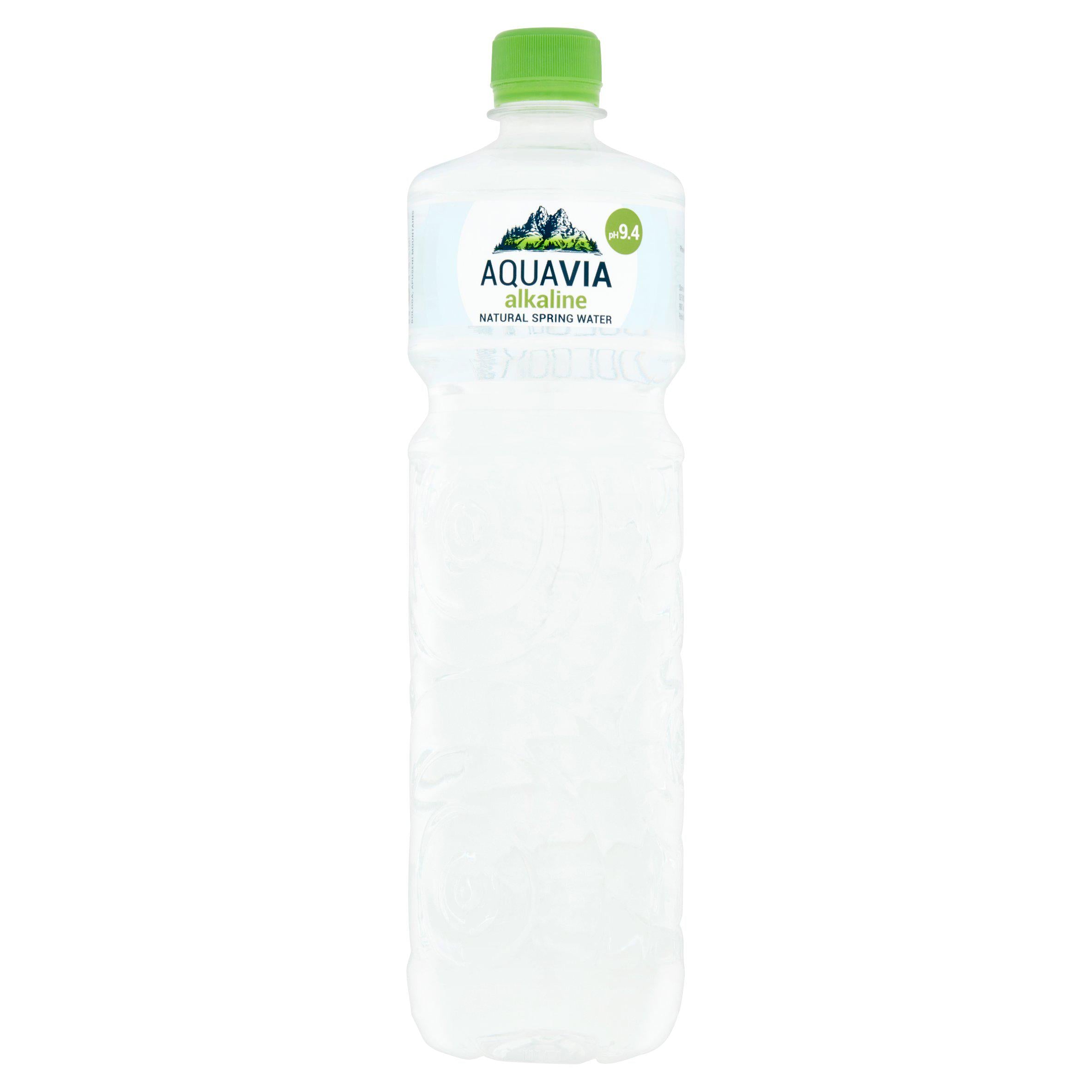 Aquavia Alkaline Natural Spring Water 1L Flavoured & vitamin water Sainsburys   