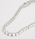 Harrods white gold diamond tennis bracelet 6.00ct - British product