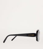 LOEWE acetate rectangular slim sunglasses, UK version