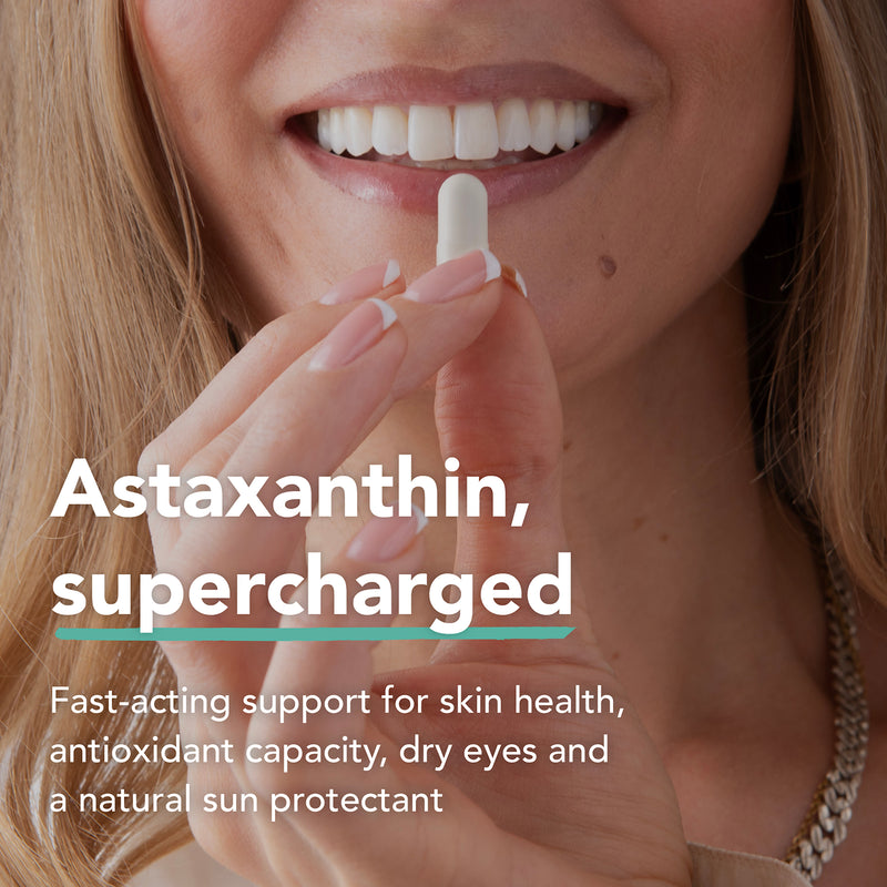 Zooki Astaxanthin 8mg capsules 30 count, imported from the UK