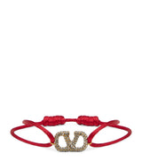 Harrods Valentino Garavani Crystal VLogo Signature Bracelet- Buy online at McGrocer