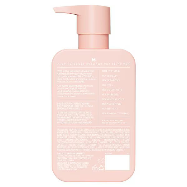 Monday Haircare Volume Conditioner 350ml, imported from the UK