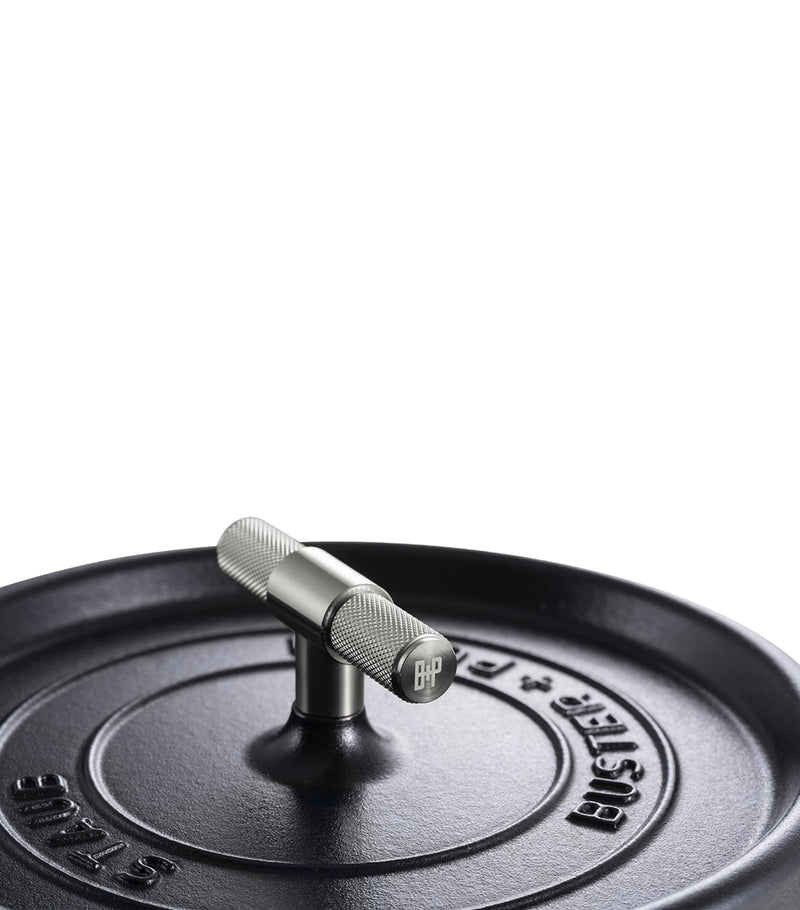 Staub cocotte x Buster+Punch with steel knob 24cm, UK version