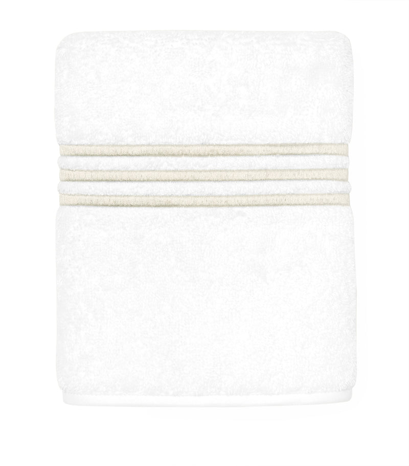 Pratesi Tre Righe face cloth 30cm x 30cm, imported from the UK