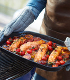 Emile Henry ceramic BBQ dish 42cm, imported from the UK