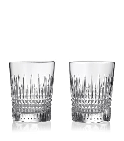 Harrods Waterford Set of 2 Lismore Diamond Tumblers Tumbler Glasses 310ml- Buy online at McGrocer
