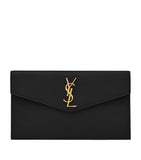 Saint Laurent Uptown clutch bag in grained leather, UK version