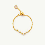 Superdrug MUCHV Gold Pisces Zodiac Constellation Chain Ring Adjustable- Buy online at McGrocer