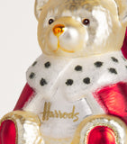 Harrods Royal Bear tree decoration 12cm (British brand)