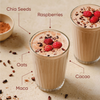 Naturya balanced protein superfood shake chocolate raspberry 550g, imported from the UK