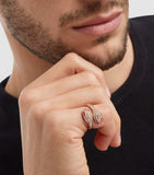 Bvlgari Serpenti Seduttori ring rose gold diamond rubellite, UK version