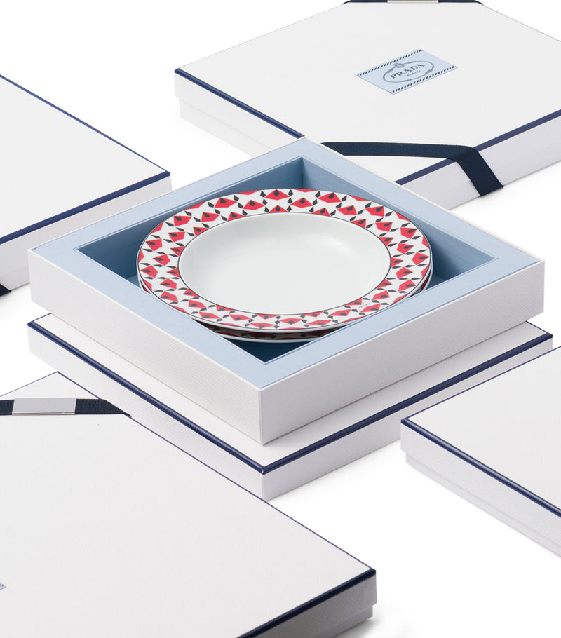 Prada Vienna soup plates set of 2 22cm, imported from the UK