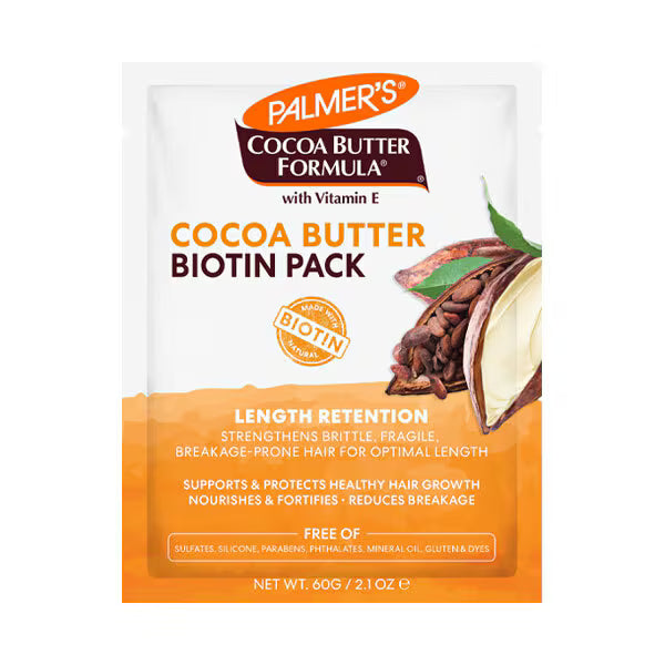 Palmer's Biotin Length Retention Hair Mask 60g, imported from the UK