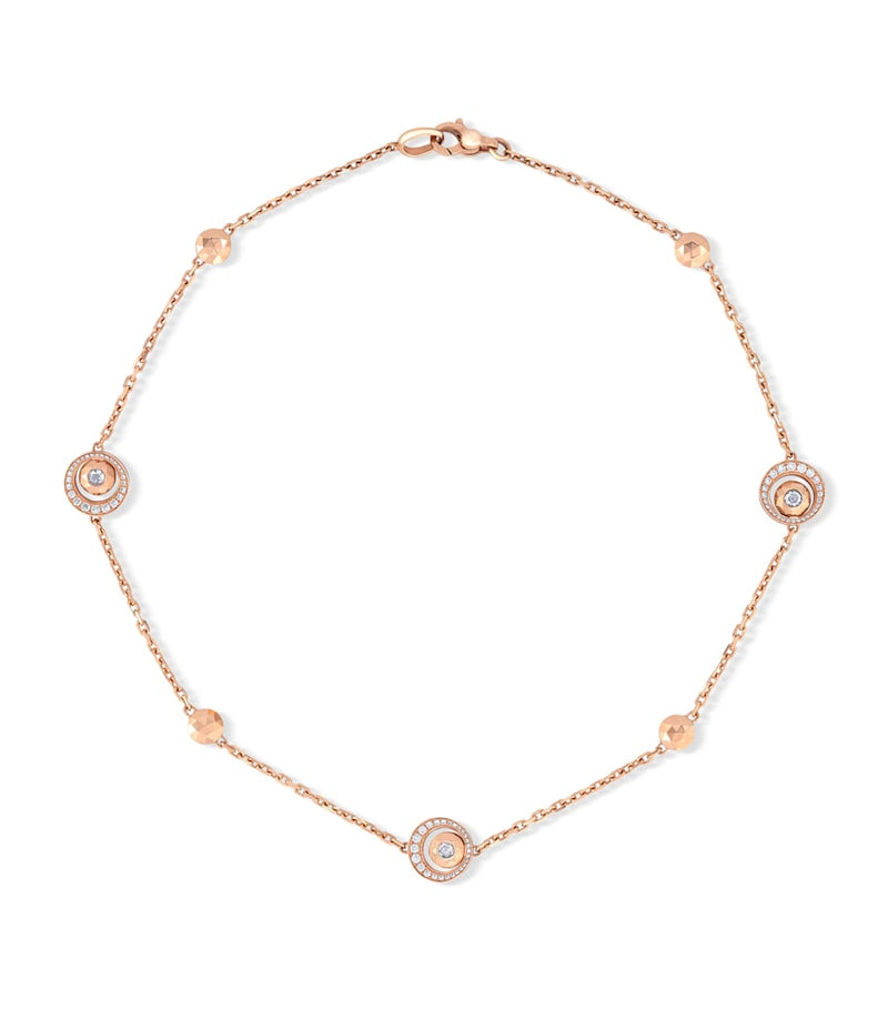 David Morris rose gold chain necklace (British brand)