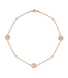David Morris rose gold chain necklace (British brand)