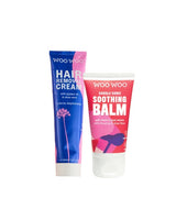 Superdrug WooWoo Tame It Hair Removal Cream Bundle with Saddle Sore Soothing Balm 200ml- Buy online at McGrocer