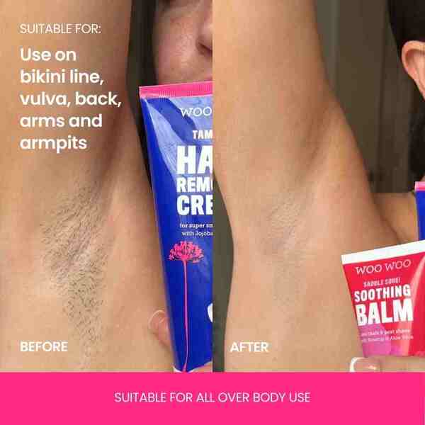 WooWoo Tame It Hair Removal Cream 200ml, imported from the UK