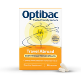 Holland & Barrett Optibac Travel Abroad Probiotic Travel Supplement, 20 Capsules- Buy online at McGrocer