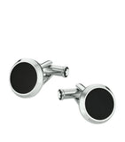 Montblanc Meisterstück cufflinks with onyx inlay, UK version