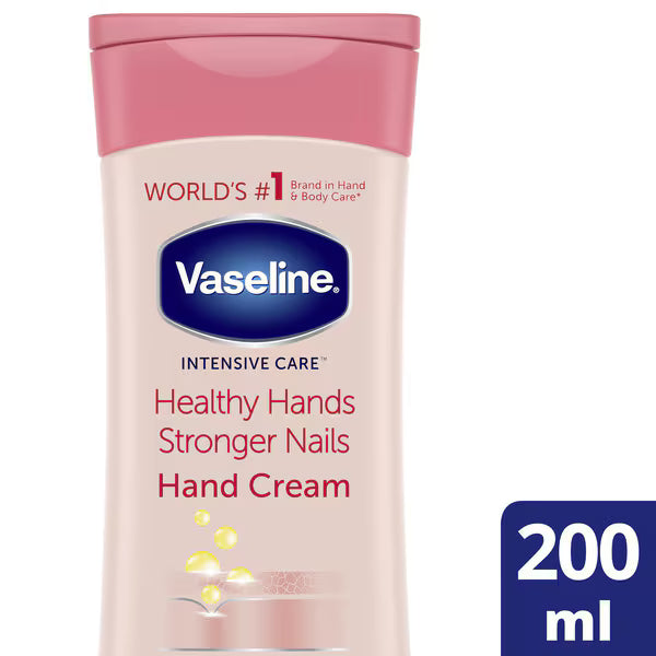 Vaseline Hand Cream Intensive Care Healthy Hands 200ml (British brand)