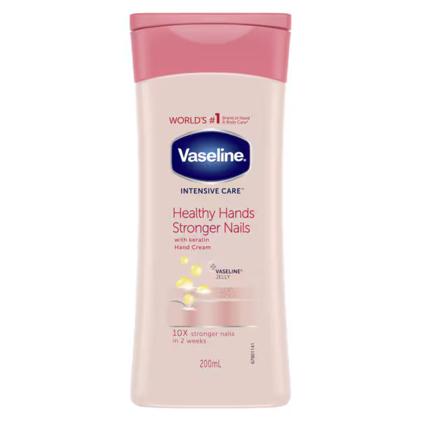 Vaseline Hand Cream Intensive Care Healthy Hands 200ml (British brand)