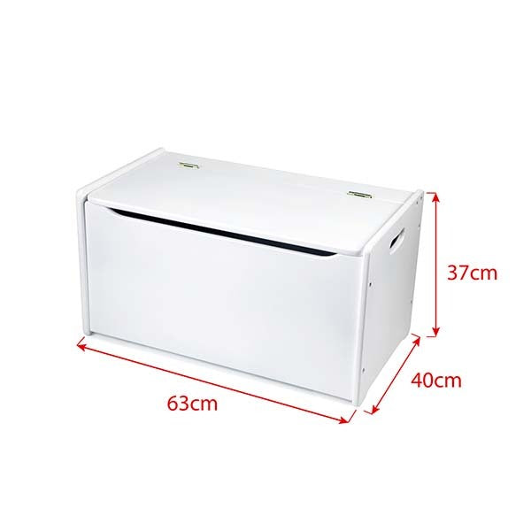 Tidlo White Wooden Toy Chest GOODS Superdrug