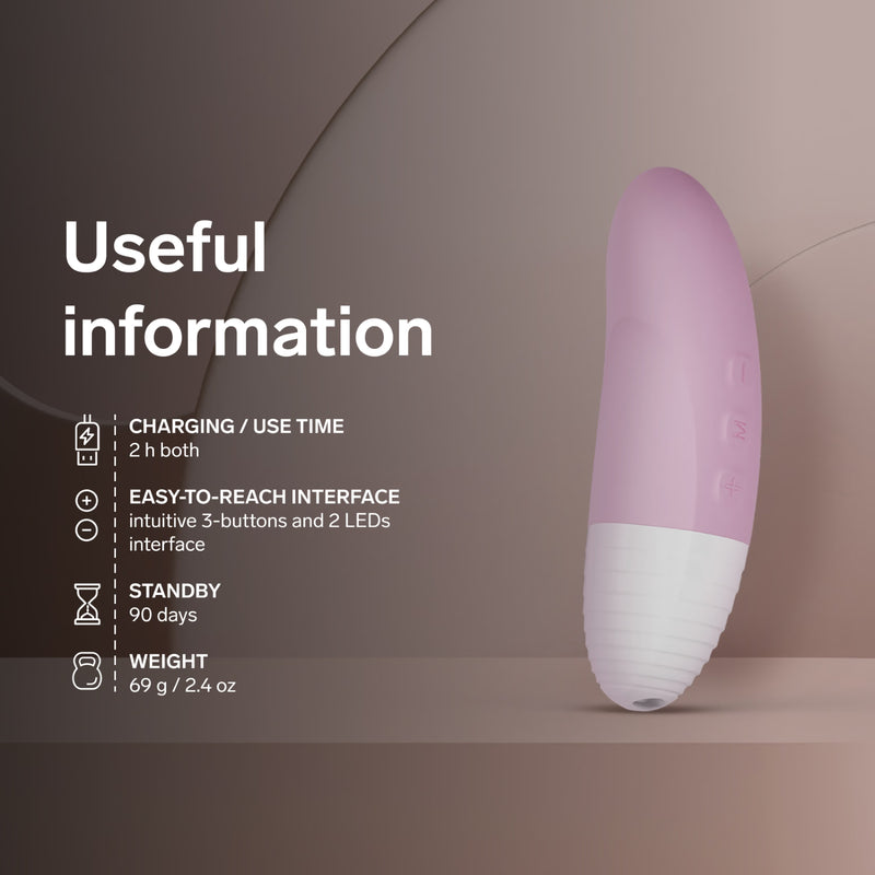 LELO clitoral vibrator Soft Pink, UK version