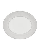 Wedgwood Gio Platinum oval serving platter 33cm (British brand)