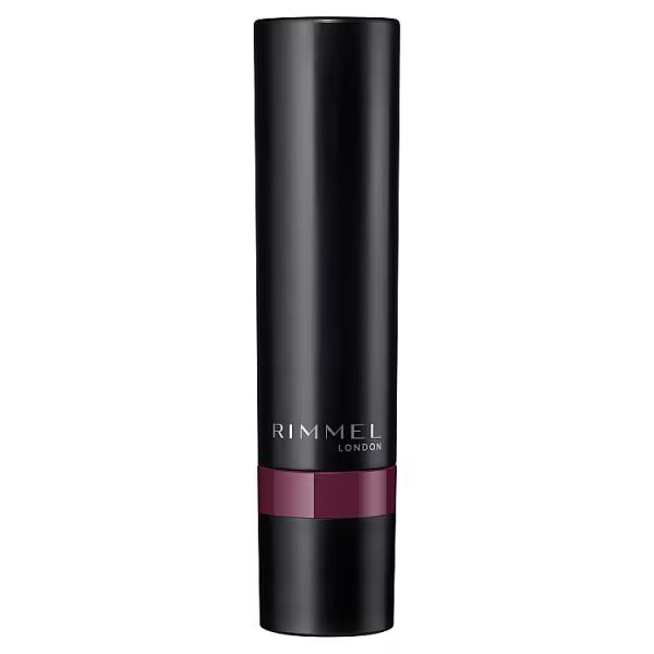 Rimmel Lasting Finish Matte Lipstick 230 Plum Power, imported from the UK