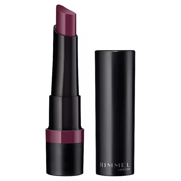 Rimmel Lasting Finish Matte Lipstick 230 Plum Power, imported from the UK