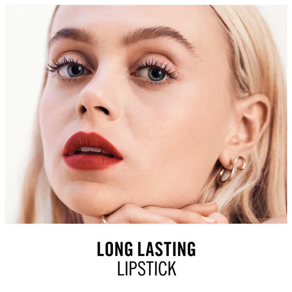 Rimmel Lasting Finish Matte Lipstick 230 Plum Power, imported from the UK