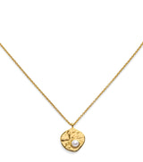 Harrods Monica Vinader Gold Vermeil and Pearl Capri Disc Necklace- Buy online at McGrocer