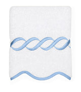 Harrods Pure Cotton Face Cloth with Embroidered Design, 30cm x 30cm- Buy online at McGrocer