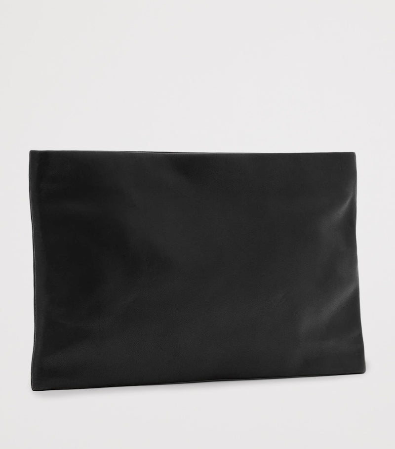 AllSaints Bettina leather clutch bag 24x34cm, UK version