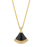 Bvlgari Divas' Dream necklace onyx diamonds yellow gold, UK version