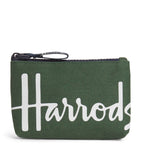 Harrods cotton logo coin purse, UK version