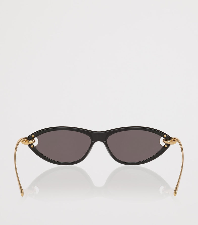 Bottega Veneta cat eye sunglasses acetate frame, imported from the UK