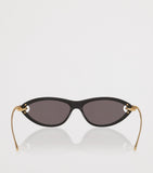 Bottega Veneta cat eye sunglasses acetate frame, imported from the UK