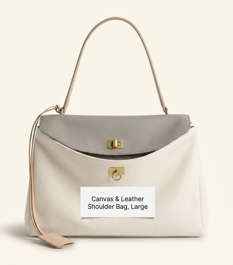 Balenciaga Medium Canvas Rodeo top-handle bag - British product