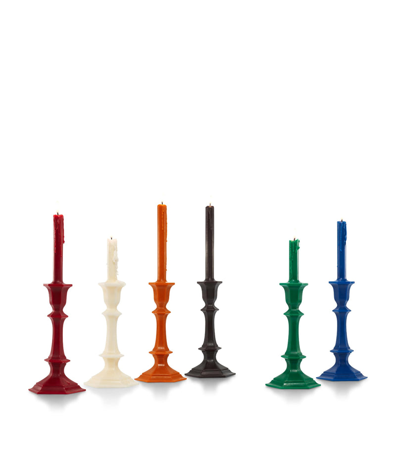 Baccarat unscented candlestick-shaped pillar candle, 20cm x 12.5cm - British product
