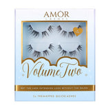 House of Amor volume false eyelashes multipack (British brand)