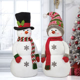 3.9ft (1.2m) Soft Sculpture Snowman Choice of 2 - McGrocer